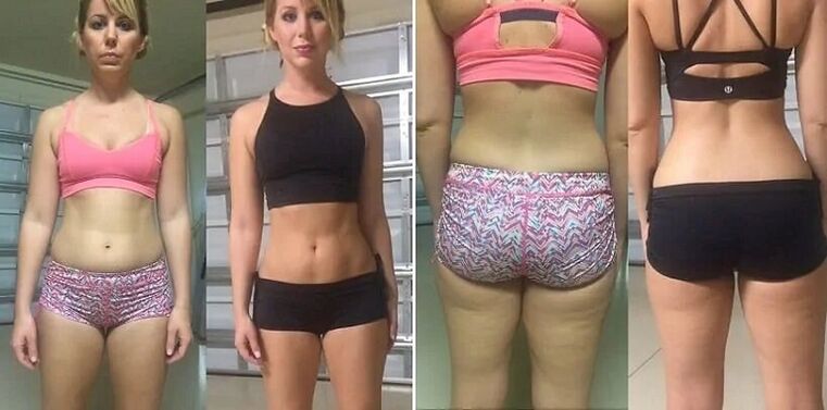 fotos antes e despois de seguir a dieta ceto