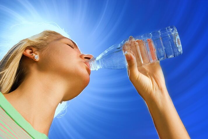 auga potable para adelgazar